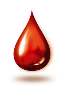droplet of blood