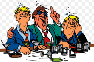 Drunken men